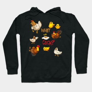 Funny Chickens - What the Cluck? Hoodie